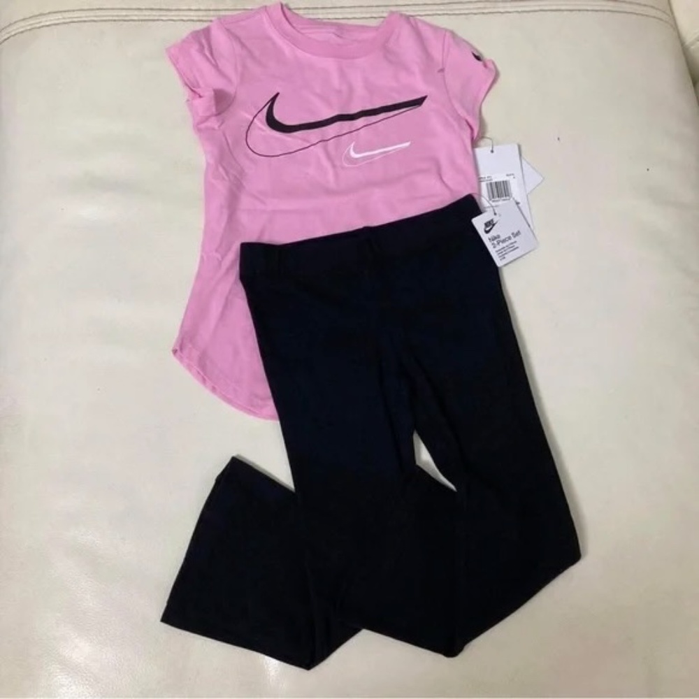 Nike cute pink leggings top pink set - Picture 5 of 6